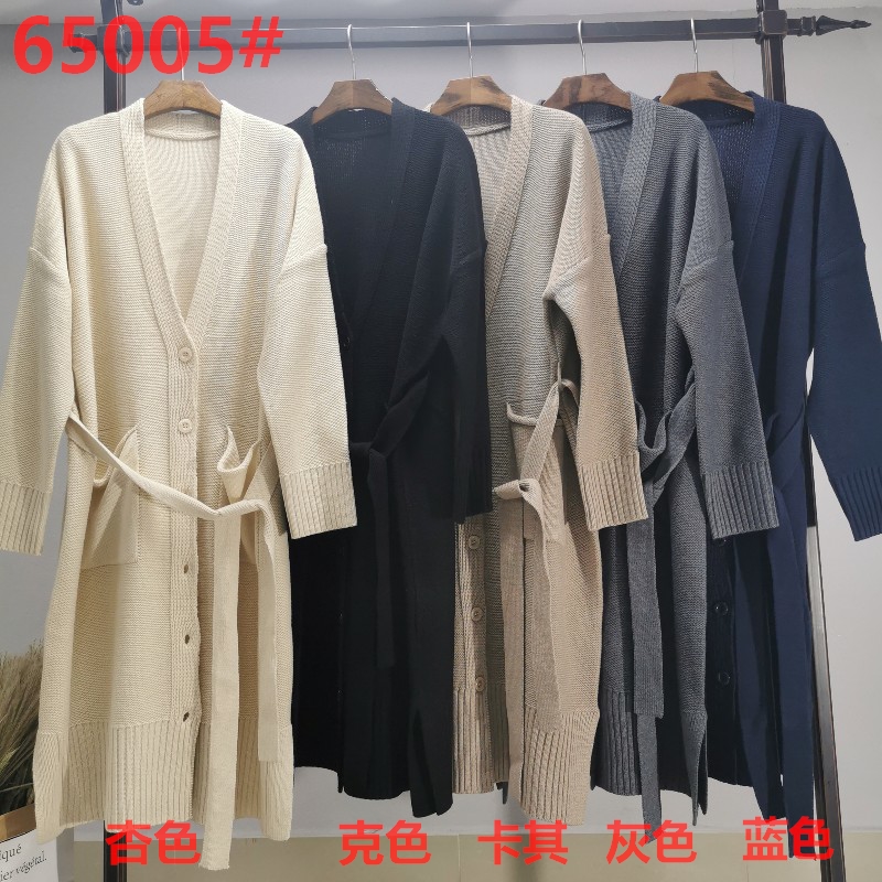 Loose, stylish and casual Australian wool cardigan65005#